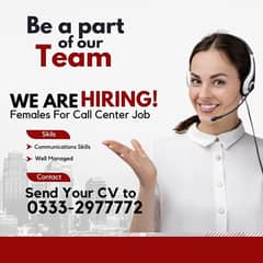 Job for Female only Call centre in Islamabad 0