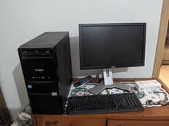 core i5 2nd generation PC and dell lcd