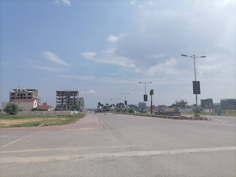 10 Marla Commercial Plot. On Main Double Road 5 Available For Sale In Mumtaz City Islamabad. 16