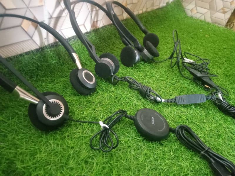 Plantronics Jabra shenniser call center headset headphones 12