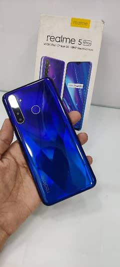 Realme 5 pro 8/128 dual Sim official PTA with empty box available 0