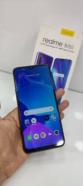 Realme 5 pro 8/128 dual Sim official PTA with empty box available 1