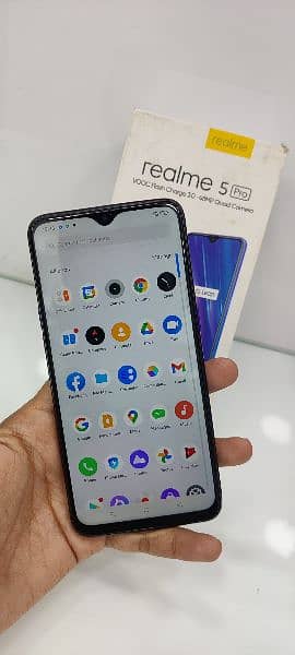 Realme 5 pro 8/128 dual Sim official PTA with empty box available 2