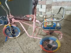 kids tricycle 2whells best quality like new one