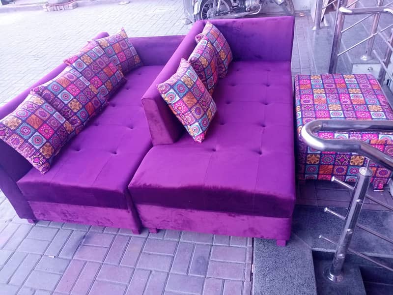 Lshape sofa/7seater/Sofa set/corner sofa set/seven seater/sofa cum bed 11