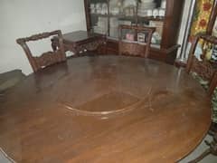 Dining Table with six chair