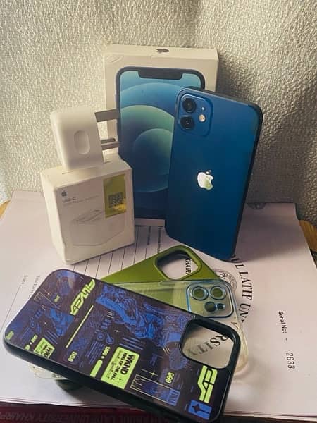 iphone 12, 256Gb ,waterpack , complete box 2