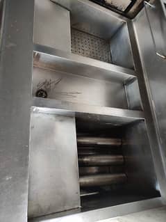 fast food fryer and hot plate machine