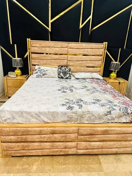 bed set/wooden bed/double bed/sale home Furniture 6