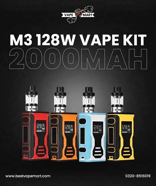 m3 128w vape for sale/refil vape/display vape/smoking device/pod 1