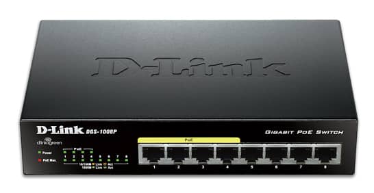 D-Link DGS-1008P 8- Port Ethernet unmanaged Switch (Minor Defects) 2