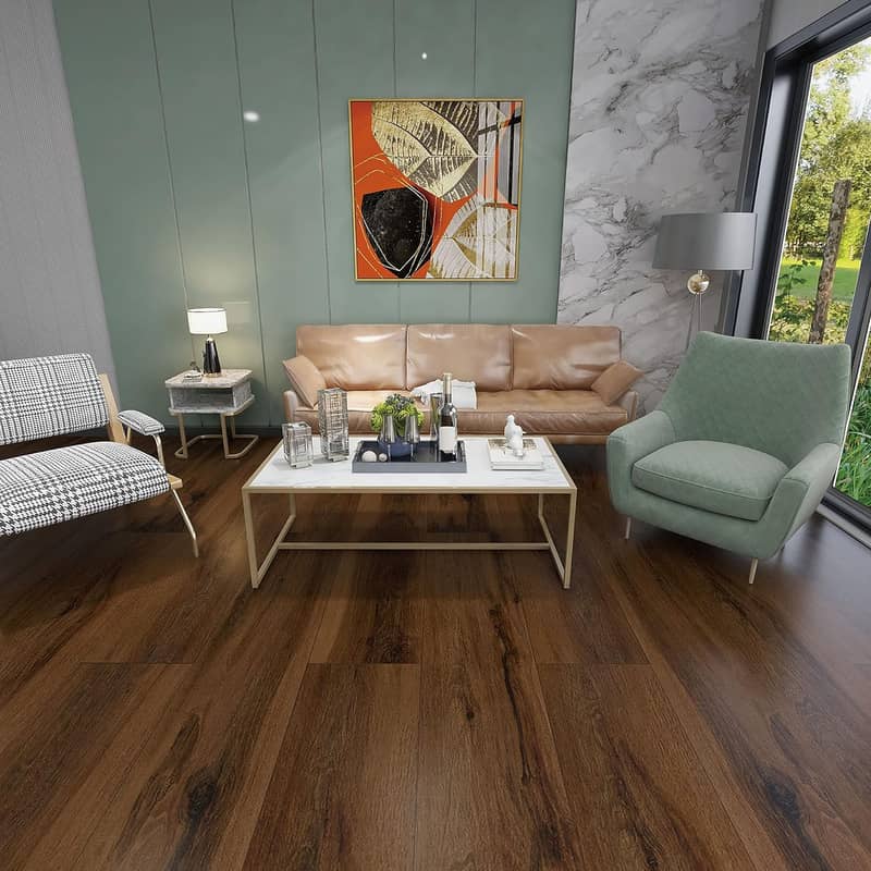 wooden colors vinyl flooring carpet sheet pvc floor for homes, offices 3