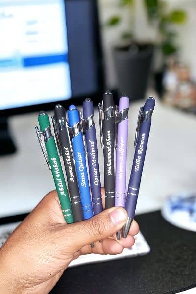 Styish Name printed pens with your choice. Stylish customize Pens 1