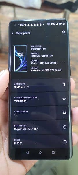 one plus 8 pro 12gb ram 256 rom 10 by 10 condition 5