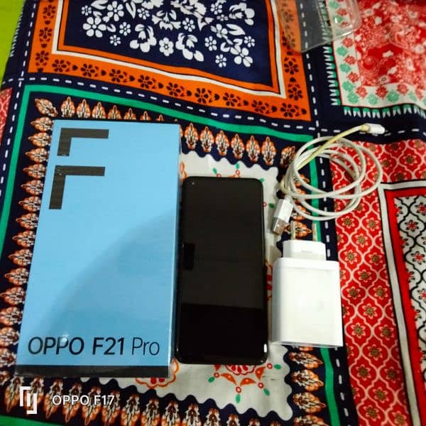 OPPO F21 PRO FOR SALE with box  all accessories 1