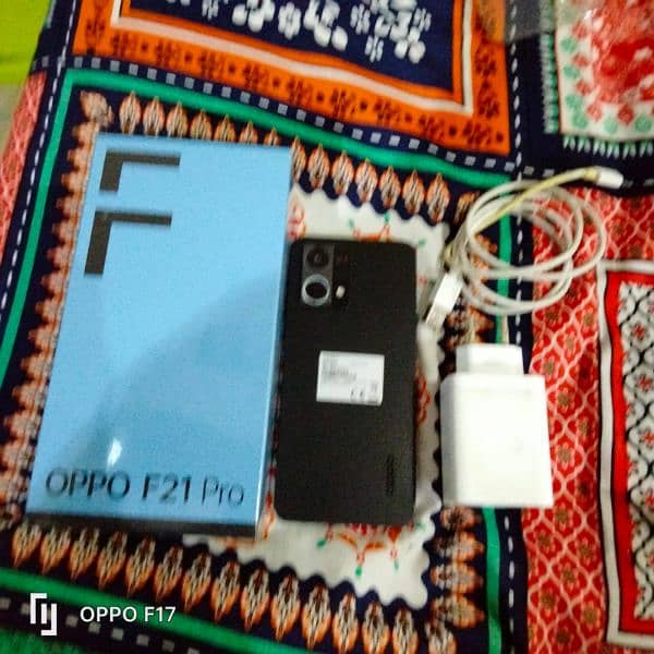 OPPO F21 PRO FOR SALE with box  all accessories 3