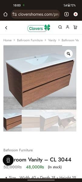 Customised bathroom vanities/ Corian top PVC cabinets/ upper bowl /Art 7