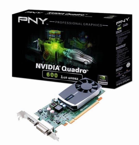 NIVIDIA GRAPHICS CARD QUADRO 600 1GB 128 BITS 1