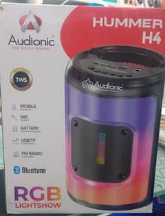 Audionic Hummer H4 Bluetooth Sonds System Speaker Box Packed 0