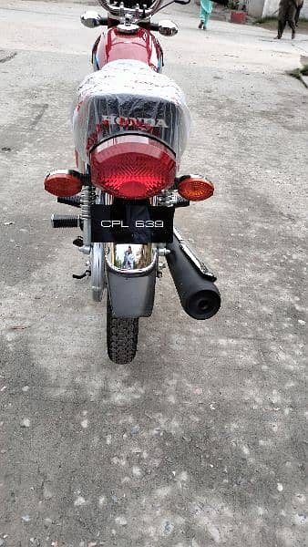 Honda CG125 model 2024 Islamabad number 03341511728 13