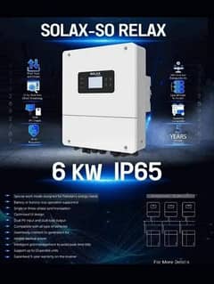 Solax hybrid 6 KW IP 65  lv model 0