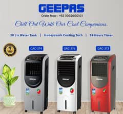 Portable Geepas Cooler 373,374,376 Stock Available only 4O5OO/-