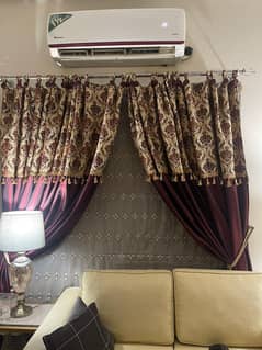 Imported maroon curtains