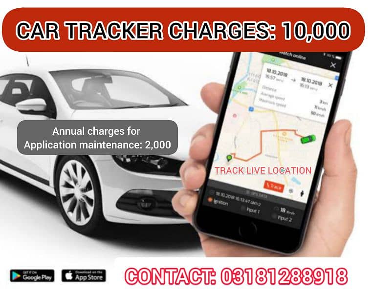 CAR GPS TRACKER Device  ( Live location App ) Car tracker system 0