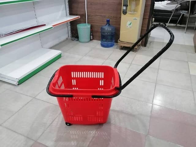 Shopping trolley/cart/ shopping cart/ hand basket/ supermarket trolley 4