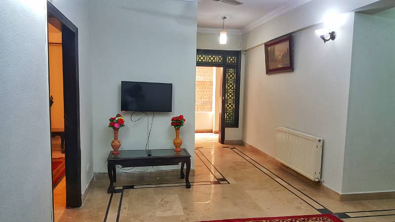 F-11 Sughra tower 2Bed Neat and clean Furnished Apartment Available For Rent 8