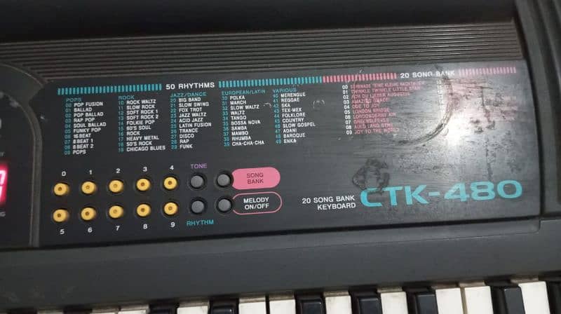 Piano/Keyboard Casio CTK-480 10