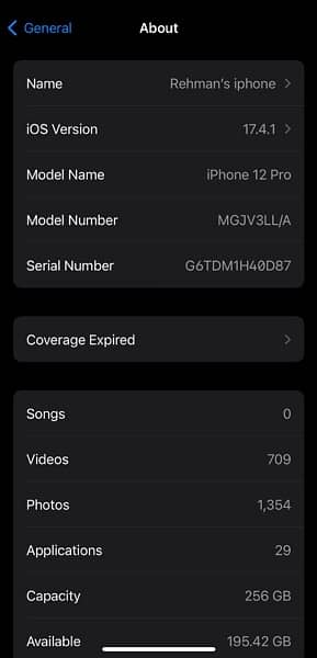 Iphone 12 pro Non Pta ( 256 Gb ) 8