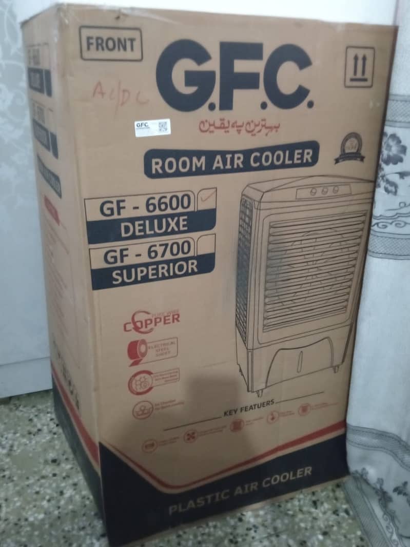 Brand New Air Room Cooler GF 6600 No used 3