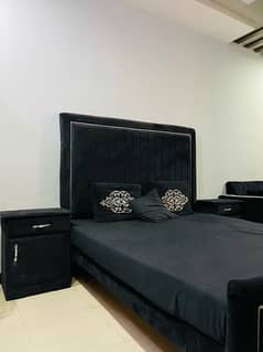 Bed side table / Mattress / bed set / double bed / Furniture