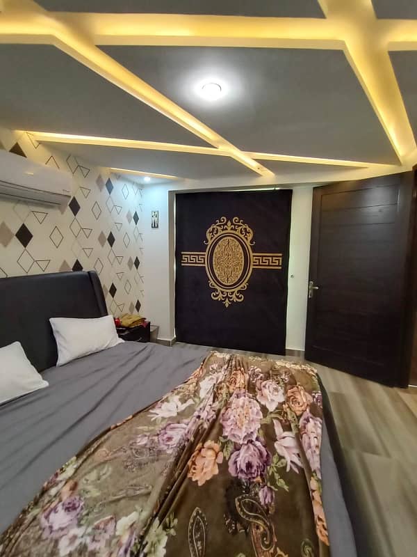 Furnished apartment of front view at super location of Bahria town Lahore near McDonalds 1