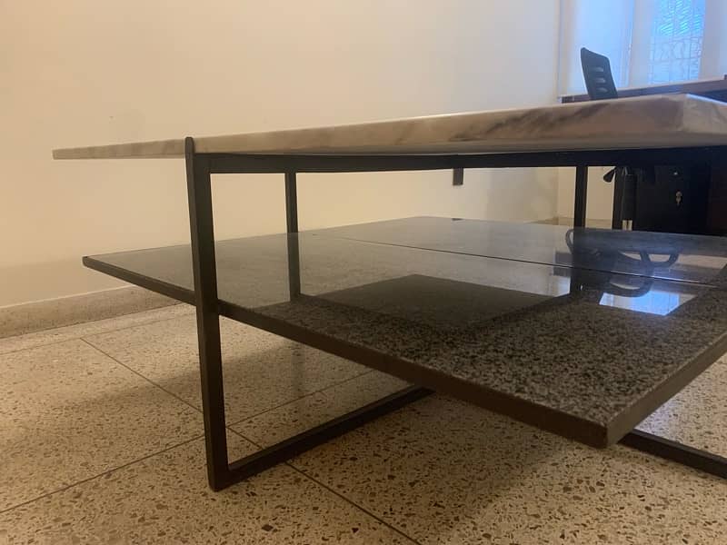 Marble Top Table 4x4 4