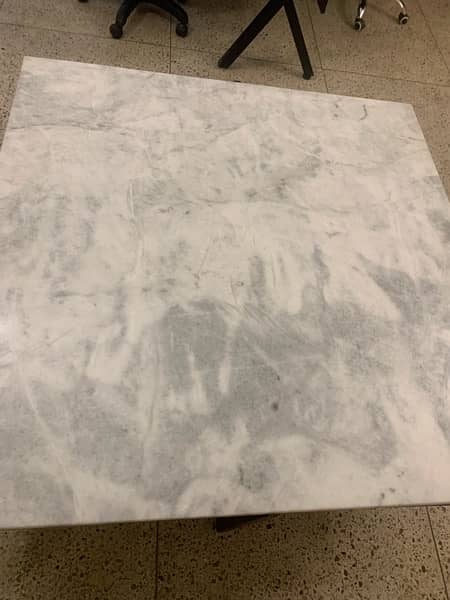 Marble Top Table 4x4 6