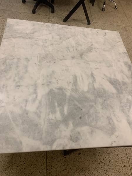 Marble Top Table 4x4 7