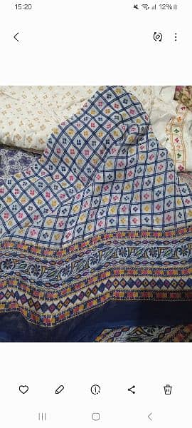 Lawn dress for sale| lawn suit 3 piece unstitched 2