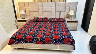 New Bed set/side table/dressing table/wooden bed/Furniture 0