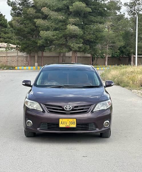 Toyota Corolla GLI 2012 location bmc dr colone Quetta 1