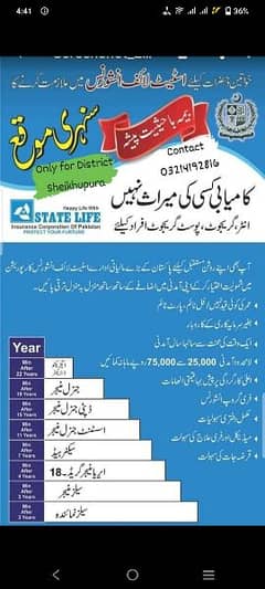 Statelife Insurance Corporation Of Pakistan 0