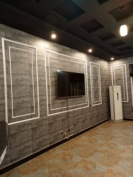Roller blinds, Wall panels, 3d Wall paper, grass carpet, glass paper, 7