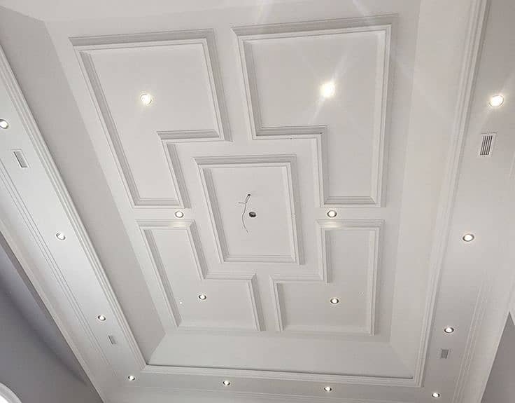 false ceiling/pop ceiling/Gypsum Panel Ceiling/pvc ceiling/renovation 4