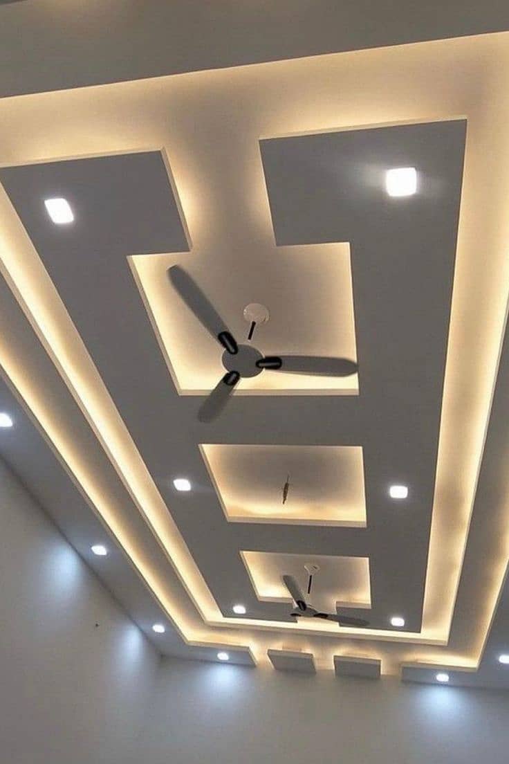 false ceiling/pop ceiling/Gypsum Panel Ceiling/pvc ceiling/renovation 7