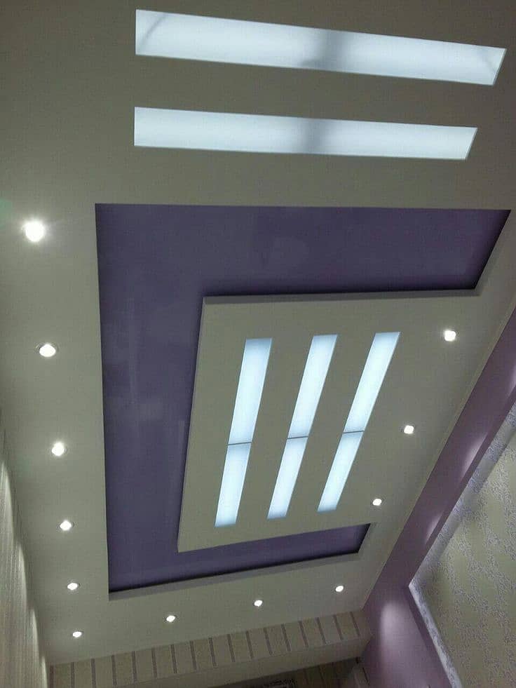 false ceiling/pop ceiling/Gypsum Panel Ceiling/pvc ceiling/renovation 15
