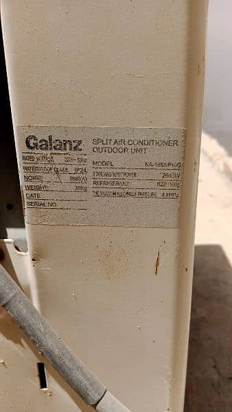 1.5 Ton Galanz Air Conditioner 7