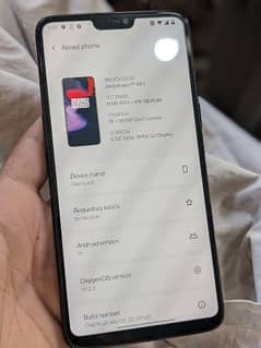 OnePlus 6 pta approved 128/8 0