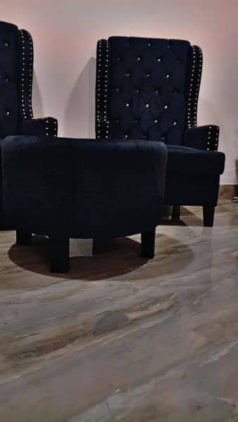 high back bedroom chairs| black sofa seats 2