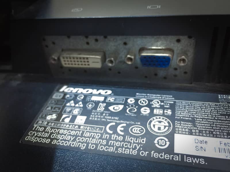 Lenovo 20 Inch super LED monitor 2